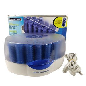 Remington H-1080 I Wax Core Hot Curlers Rollers Blue Body Waves Ionic NO CLIPS